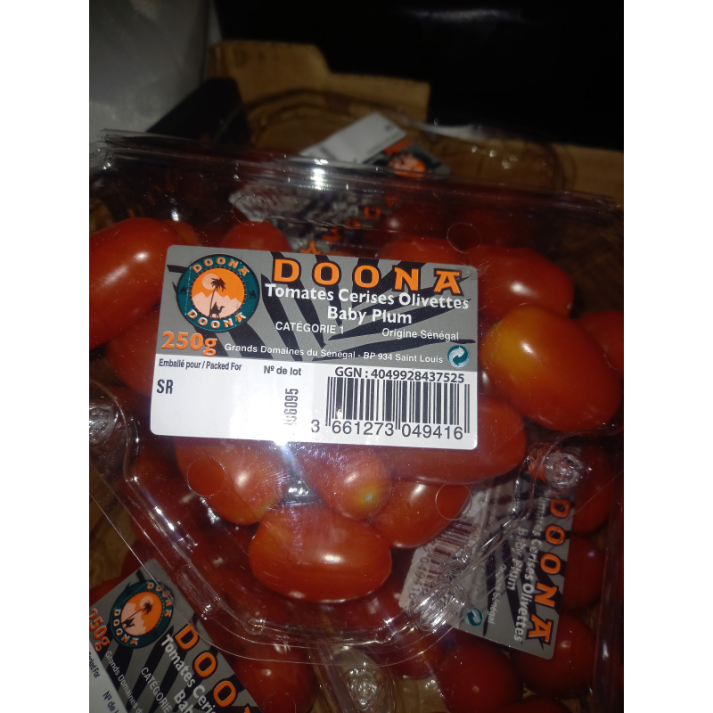 Snack Pruim Tomaatjes. Bakje 250 Gram